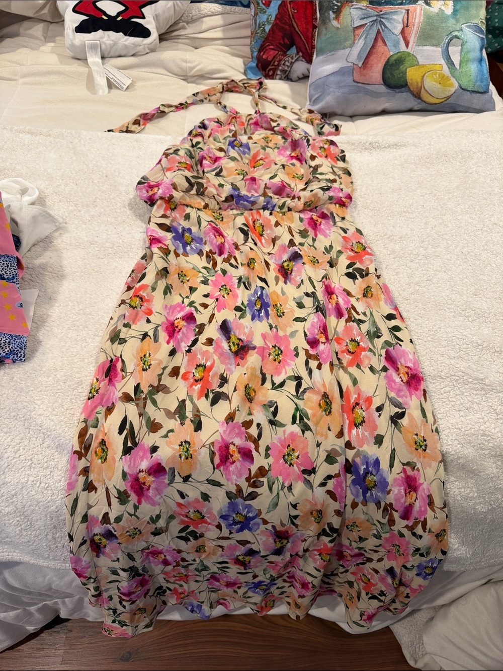 Favorite Daughter The Standout Dress Prosecco Floral Halter Dress